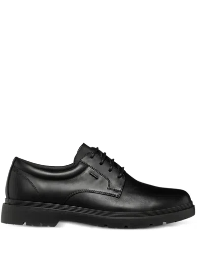 Geox Spherica Lace-up Shoes In Black
