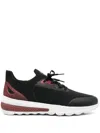 Geox Spherica Low-top Sneakers In Black