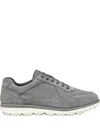 Geox Spherica Mesh-panel Sneakers In Gray