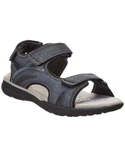 Geox Spherica Mesh Sandal In Blue