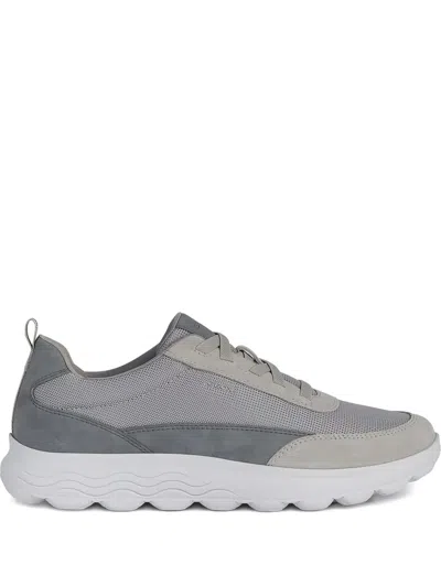 Geox Spherica Mesh Suede Trainers