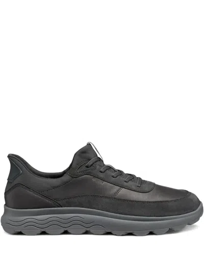Geox Spherica Plus Low-top Sneakers In Black