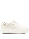 Geox Spherica Slip-on Platform Sneakers In Neutral