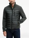 Geox Spherica Zip Quilted Jacket In Green