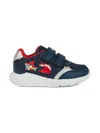 Geox Sprintye Shark-appliqué Sneakers In Blue