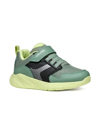 Geox Kids' Sprintye Sneakers In Green