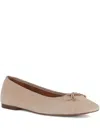 Geox Suede Ballet Flats In Neutral