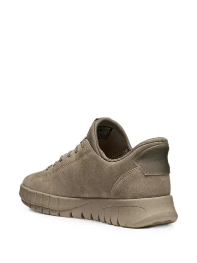 Geox Suede Lace-up Sneakers In Multi