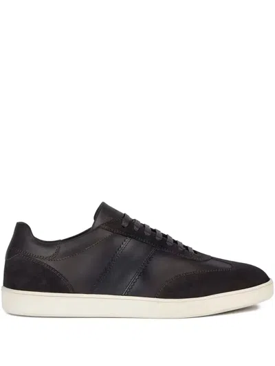 Geox Suede-panelled Low-top Sneakers