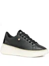 Geox Sunnetty Platform Sneakers In Black