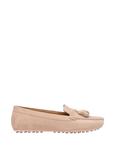 Geox Tassel-detail Loafer In Pink
