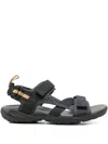 Geox Terreno Sandals In Black