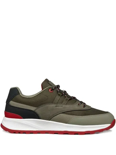 Geox Terrestre Panelled Lace-up Sneakers