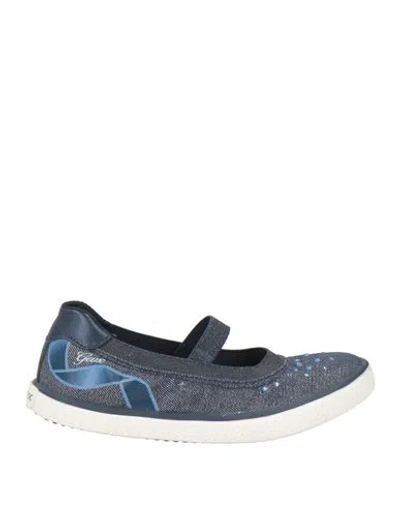 Geox Babies'  Toddler Girl Ballet Flats Blue Size 10c Textile Fibers