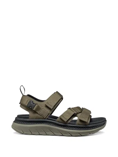 Geox Touch-strap Buckle-fastening Sandals In Green