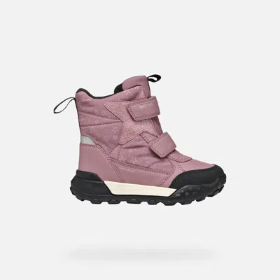 Geox Kids' Trekkyup Abx Girl Dark Pink