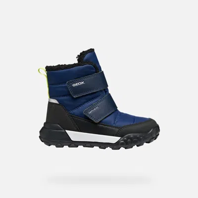 Geox Kids' Trekkyup Abx Junior Navy/lime