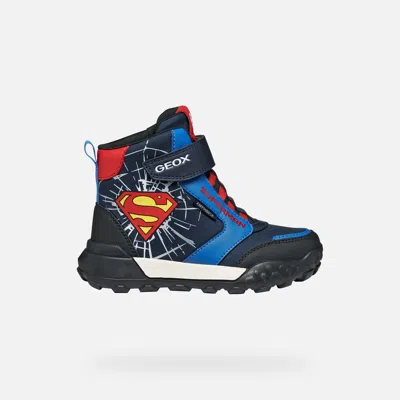 Geox Kids' Trekkyup Abx Junior Navy/red In Multi