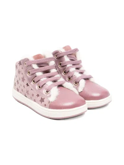Geox Babies' Trottola Boots In Pink