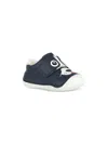Geox Tutim Dog-print Leather Shoes In Blue