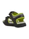 Geox Junior Vaniett Boys Sandals Colour: Black/lime, Size: Junior 1/33 In Black
