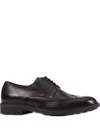 Geox Walk Pleasure Brogue Shoes In Black