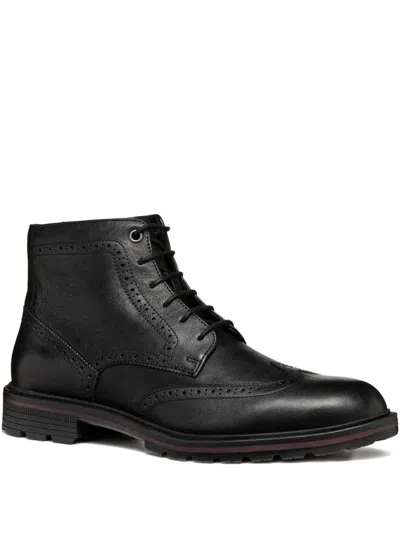 Geox Walk Pleasure C Boots In Black