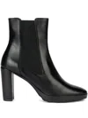Geox Walk Pleasure Elastic-panel Block-heel Booties