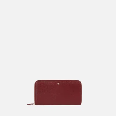 Geox Wallet Woman Bordeaux In Burgundy