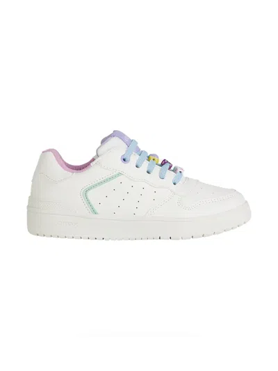 Geox Kids' Washiba Sneakers In White