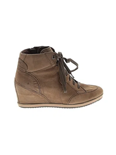 Pre-owned Geox Wedges In Brown