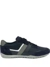 Geox Wells Lace-up Sneakers In Blue