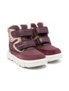 Geox Willaboom Abx Toddler Girl Prune/platinum In Purple