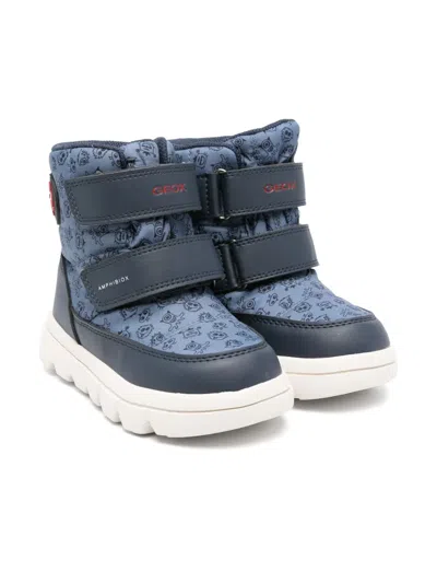 Geox Babies' Willaboom Boots In Blue