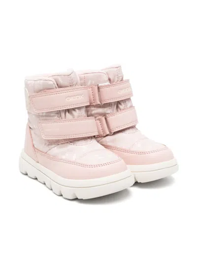 Geox Babies' Willaboom Boots In Pink
