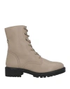 Geox Woman Ankle Boots Beige Size 8 Leather In Beige