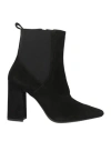 Geox Woman Ankle Boots Black Size 6 Goat Skin