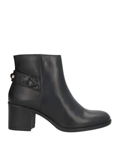 Geox Woman Ankle Boots Black Size 6 Synthetisches Material