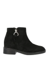 Geox Woman Ankle Boots Black Size 10.5 Soft Leather In Black