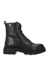 Geox Woman Ankle Boots Black Size 8 Soft Leather