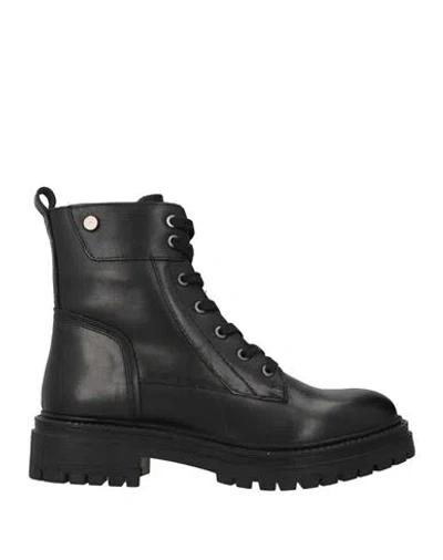 Geox Woman Ankle Boots Black Size 8 Soft Leather