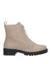 Geox Woman Ankle Boots Grey Size 8 Leather In Grey