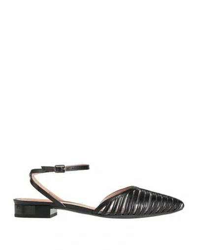 Geox Woman Ballet Flats Black Size 5 Soft Leather