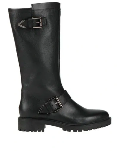 Geox Woman Knee Boots Black Size 10 Soft Leather