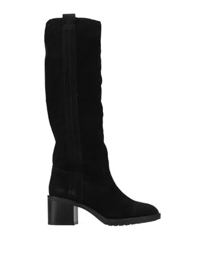 Geox Woman Boot Black Size 8 Leather