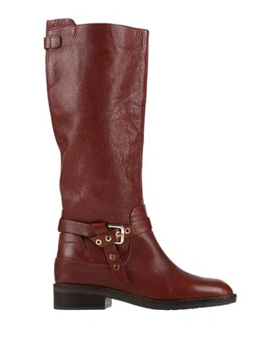 Geox Woman Boot Brown Size 7 Leather