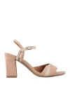 Geox Woman Espadrilles Light Brown Size 7.5 Leather In Beige