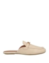 Geox Woman Mules & Clogs Beige Size 7.5 Leather In Pink