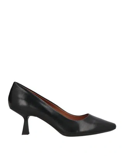 Geox Woman Pumps Black Size 8 Leather