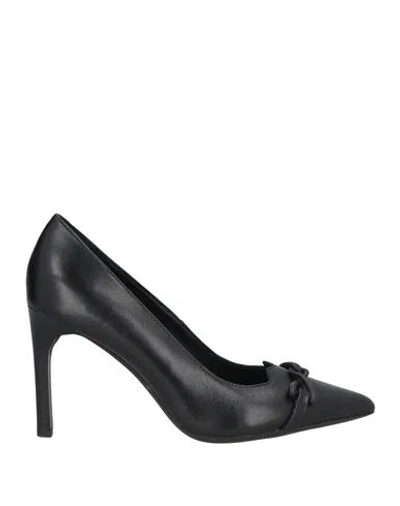 Geox Woman Pumps Black Size 8 Leather